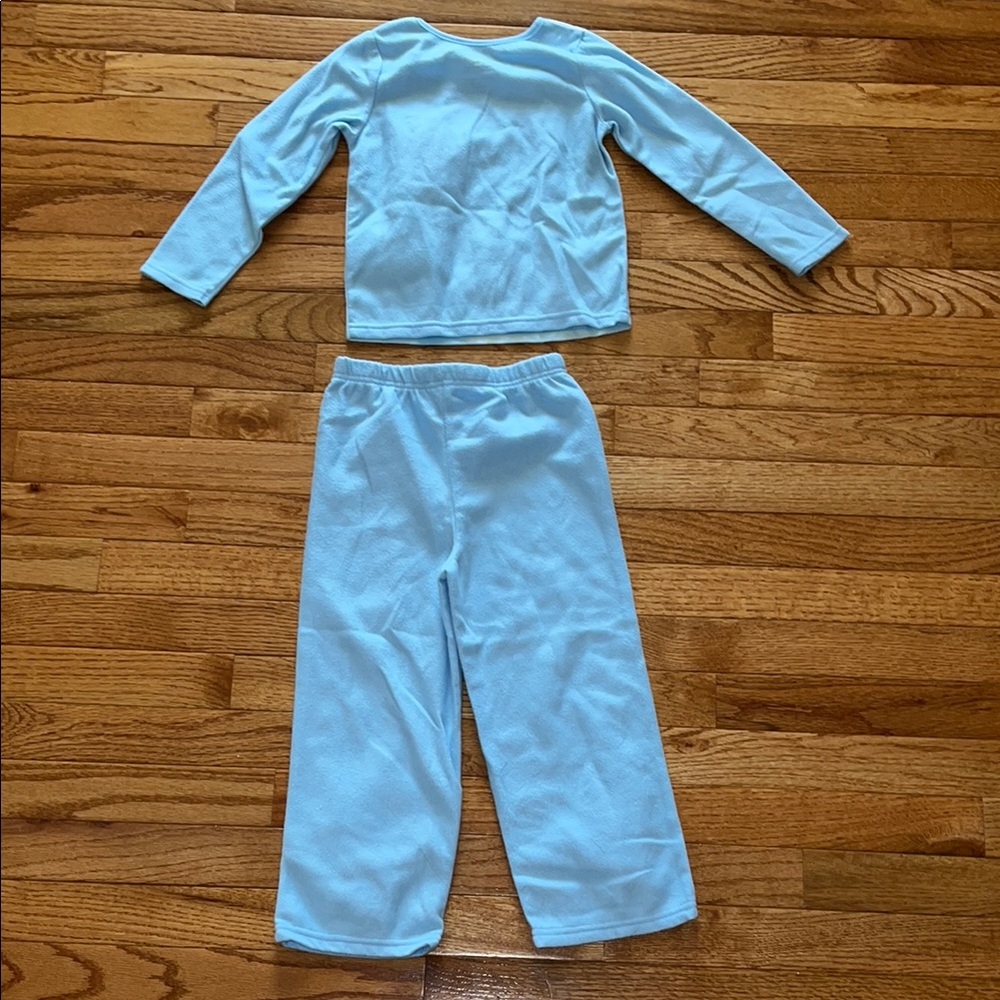 Disney Frozen II : Blue Long Sleeve Pajama Set with Character Print - Picture 3 of 4